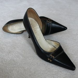 Ralph Lauren Black Heel Shoes